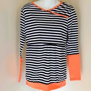 Long Sleeve Maternity/Nursing Top